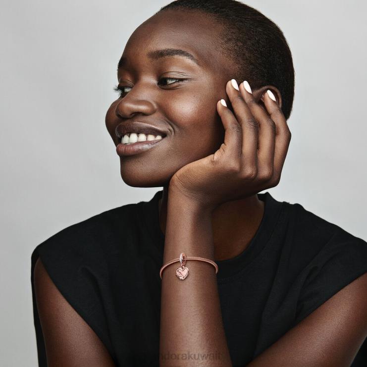 أحبك سحر القلب اللانهاية المتدلي Pandora ارتفع الذهب مطلي N6N0X154 مُكَمِّلات