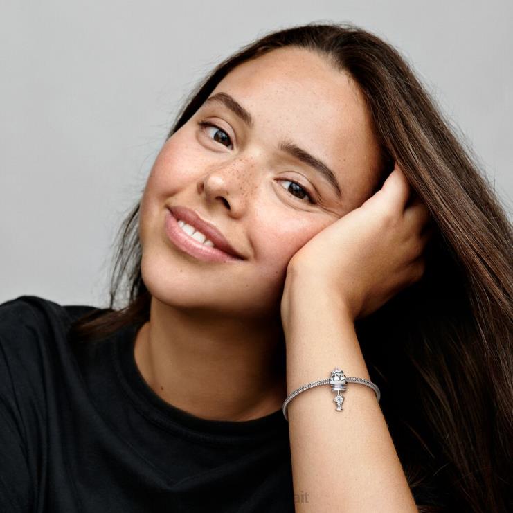 ديزني الجميلة والوحش السيدة. سحر بوتس ورقاقة متدلية Pandora الفضة الاسترليني N6N0X181 مُكَمِّلات