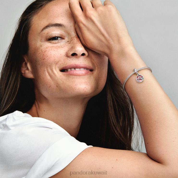 سحر ديزني ميكي ماوس وميني ماوس الحب والقبلات المتدلية Pandora الفضة الاسترليني N6N0X184 مُكَمِّلات