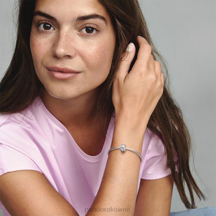 خطوط تمهيد متألقة وحلية مشبك الشعار Pandora الفضة الاسترليني N6N0X20 مُكَمِّلات