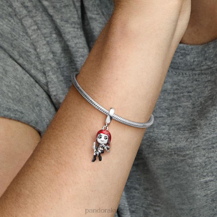 أعجوبة سحر الأرملة المنتقمون المتدلية Pandora الفضة الاسترليني / الأسود N6N0X303 مُكَمِّلات