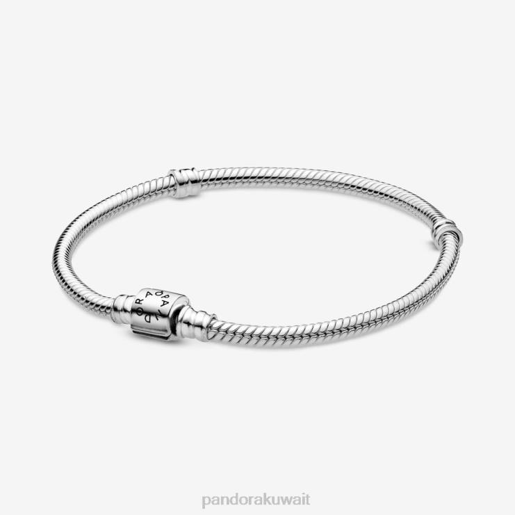 لحظات سوار سلسلة ثعبان قفل برميل Pandora الفضة الاسترليني N6N0X344 مُكَمِّلات