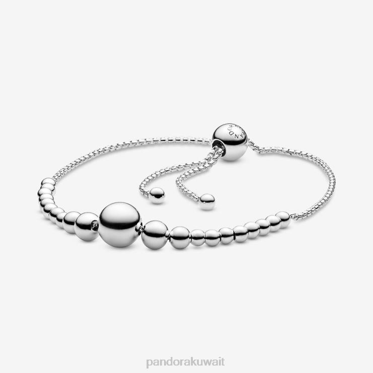 سلسلة من الخرز المنزلق سوار Pandora الفضة الاسترليني N6N0X452 مُكَمِّلات