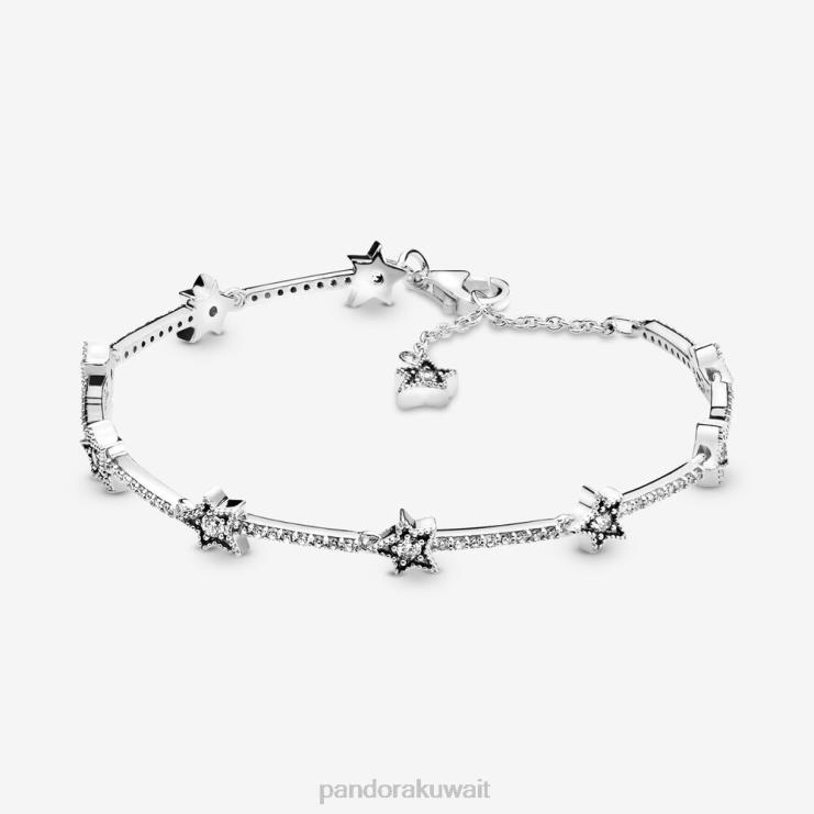 سوار النجوم السماوية Pandora الفضة الاسترليني N6N0X466 مُكَمِّلات