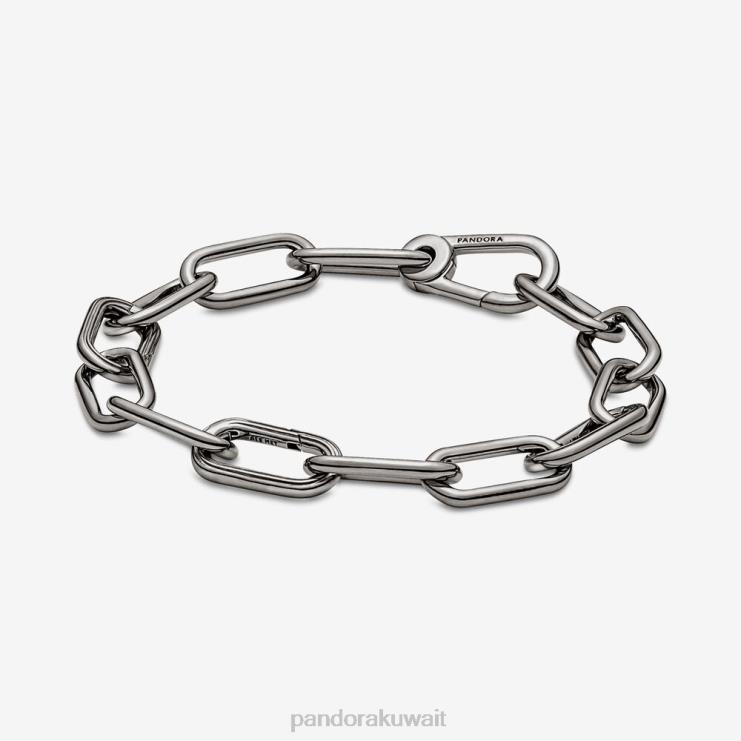 لي ربط سلسلة سوار Pandora مطلي بالروثينيوم N6N0X474 مُكَمِّلات