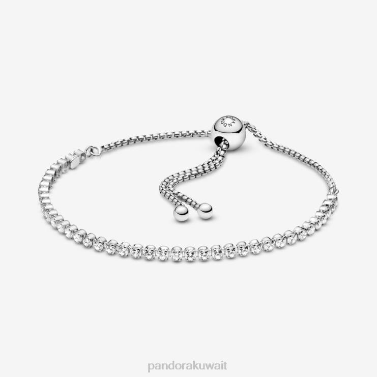 سوار التنس المنزلق المتلألئ Pandora الفضة الاسترليني N6N0X481 مُكَمِّلات