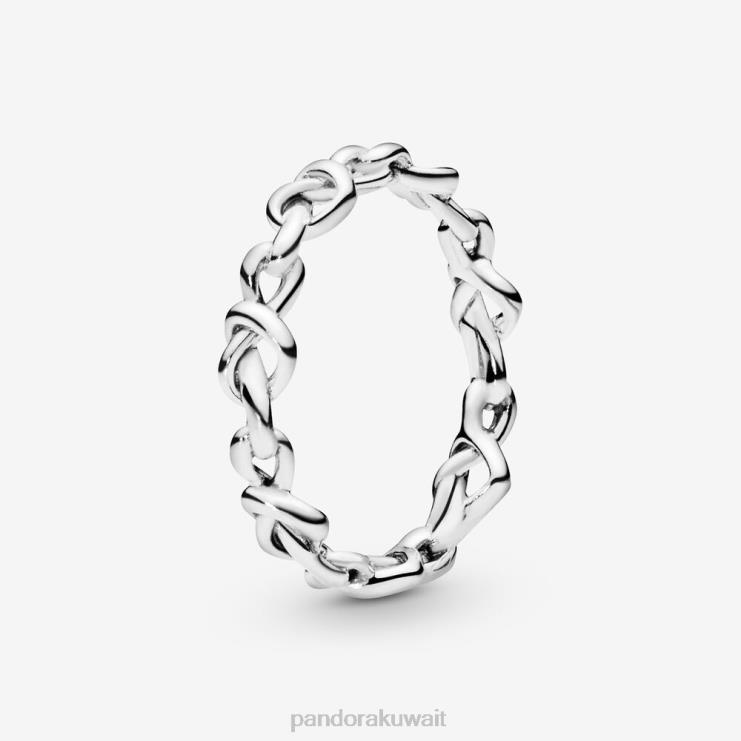 حلقة قلوب معقودة Pandora الفضة الاسترليني N6N0X514 مُكَمِّلات