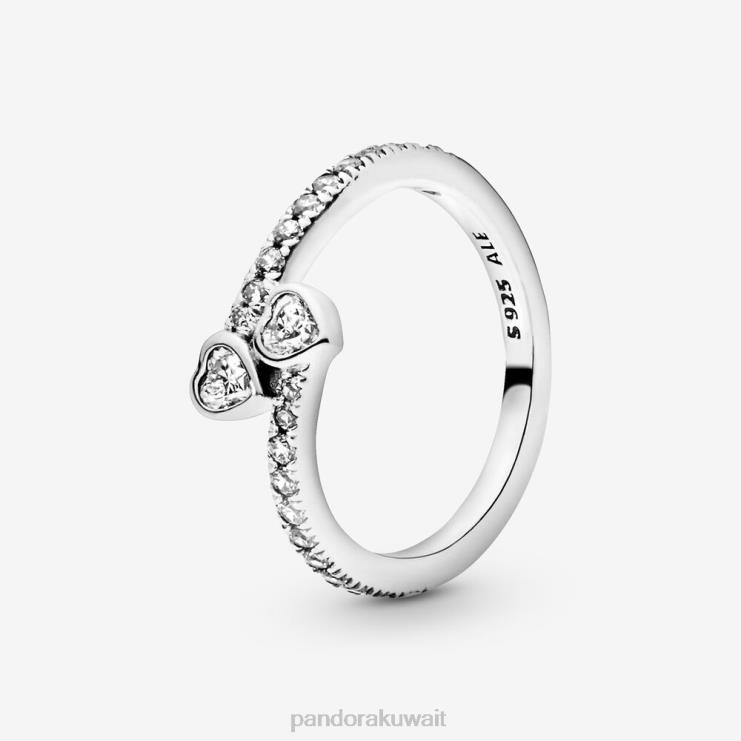 رنين قلوب متلألئة Pandora الفضة الاسترليني N6N0X522 مُكَمِّلات