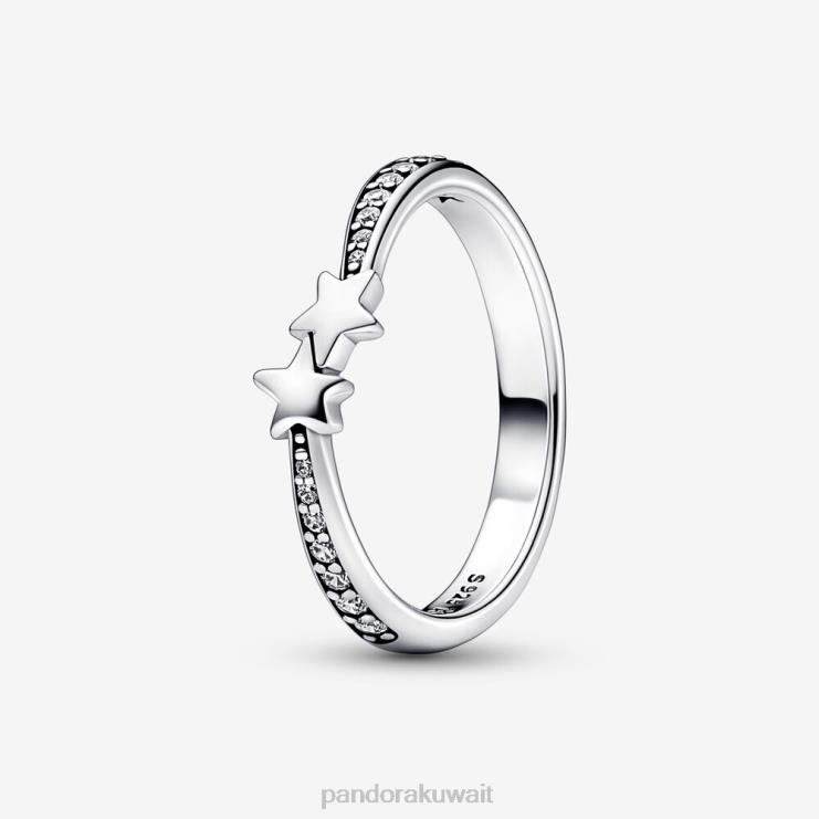 اطلاق النار النجوم تألق الدائري Pandora الفضة الاسترليني N6N0X580 مُكَمِّلات