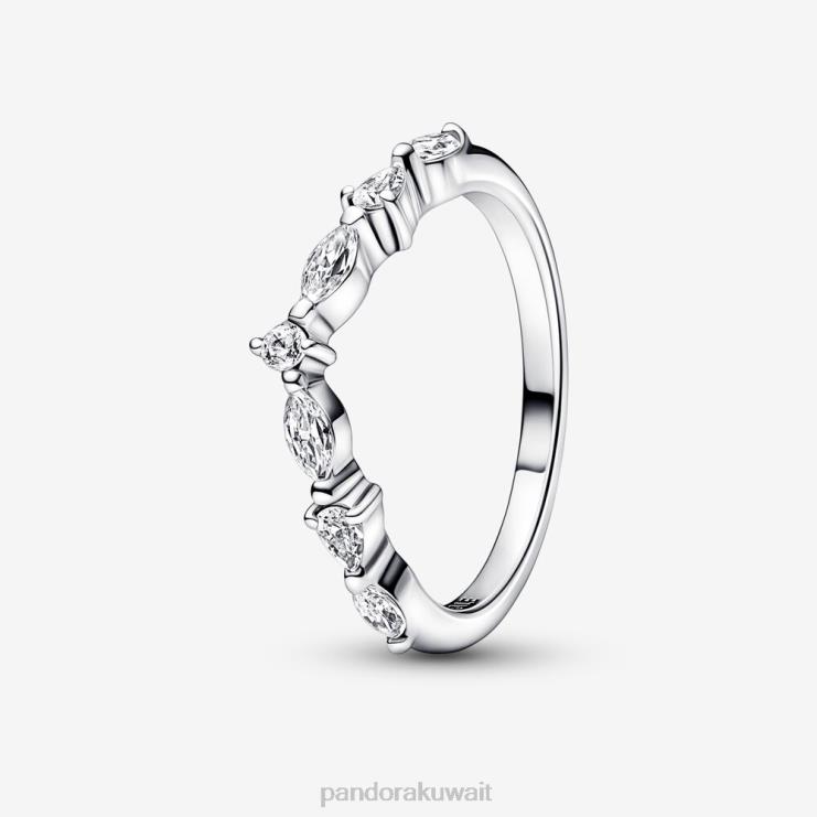 الرغبة الخالدة حلقة متناوبة متألقة Pandora الفضة الاسترليني N6N0X598 مُكَمِّلات