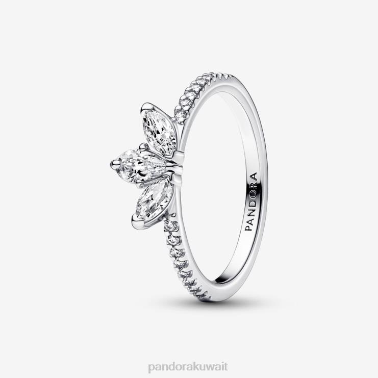 حلقة العنقودية العشبية المتلألئة Pandora الفضة الاسترليني N6N0X602 مُكَمِّلات