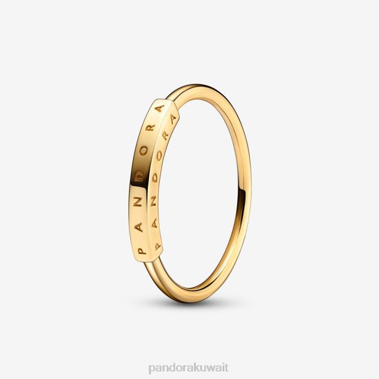 خاتم معرف التوقيع Pandora ذهب N6N0X658 مُكَمِّلات
