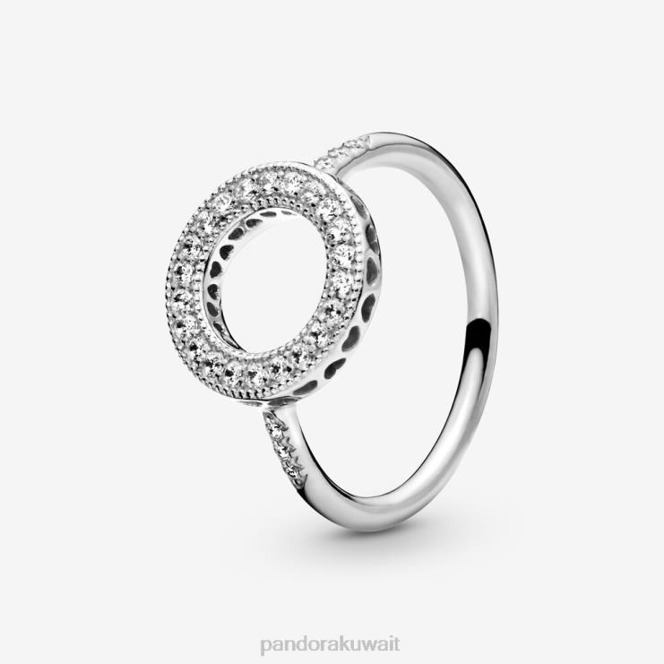 حلقة هالة متألقة Pandora الفضة الاسترليني N6N0X696 مُكَمِّلات