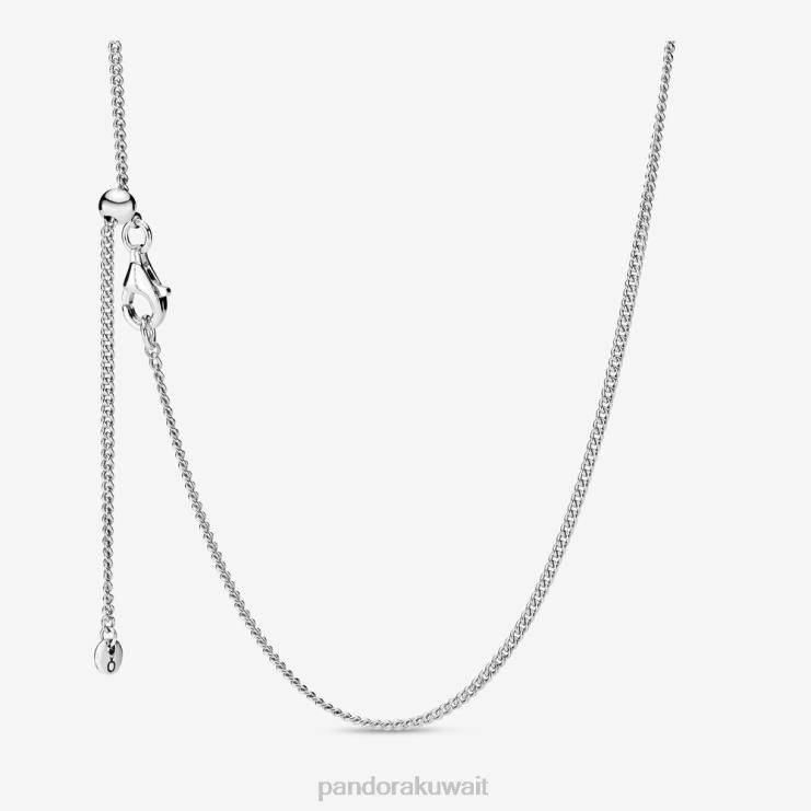 قلادة سلسلة كبح Pandora الفضة الاسترليني N6N0X699 مُكَمِّلات