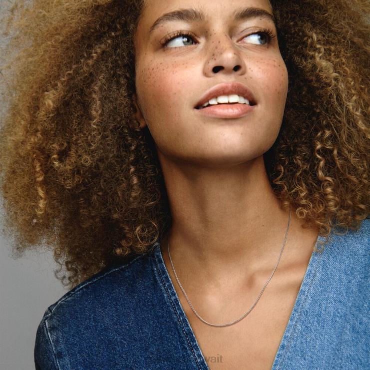 قلادة سلسلة كبح Pandora الفضة الاسترليني N6N0X699 مُكَمِّلات