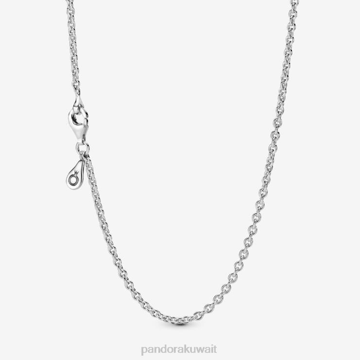 قلادة سلسلة الكابل Pandora الفضة الاسترليني N6N0X702 مُكَمِّلات