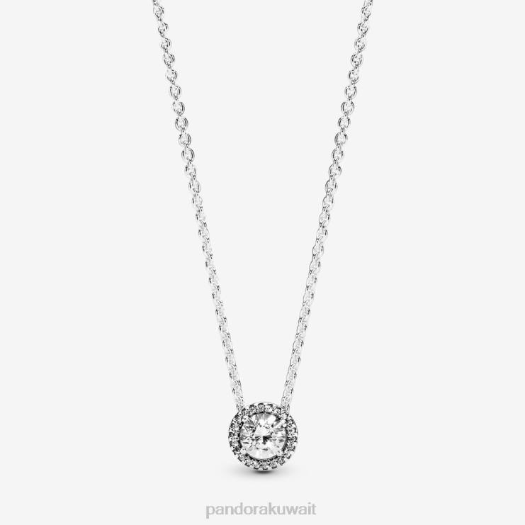 جولة هالة التألق قلادة Pandora الفضة الاسترليني N6N0X705 مُكَمِّلات