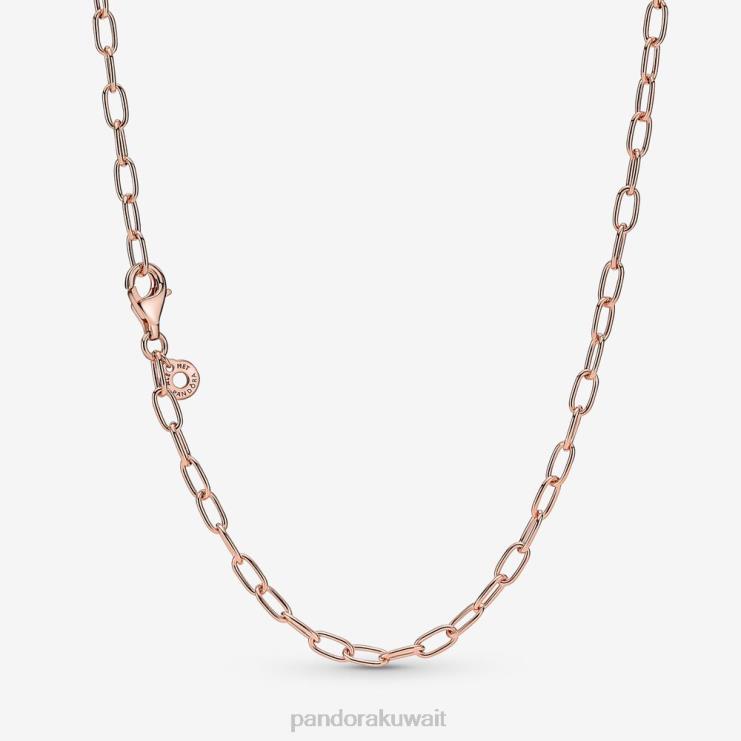 قلادة سلسلة الارتباط Pandora ارتفع الذهب مطلي N6N0X714 مُكَمِّلات