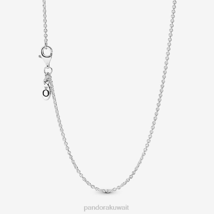 قلادة سلسلة كابل كلاسيكية Pandora الفضة الاسترليني N6N0X717 مُكَمِّلات