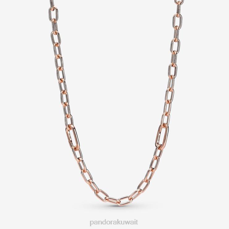 لي ربط سلسلة قلادة Pandora ارتفع الذهب مطلي N6N0X719 مُكَمِّلات