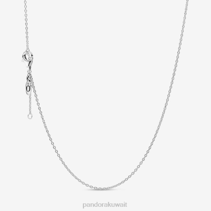 قلادة سلسلة كابل كلاسيكية Pandora الفضة الاسترليني N6N0X733 مُكَمِّلات