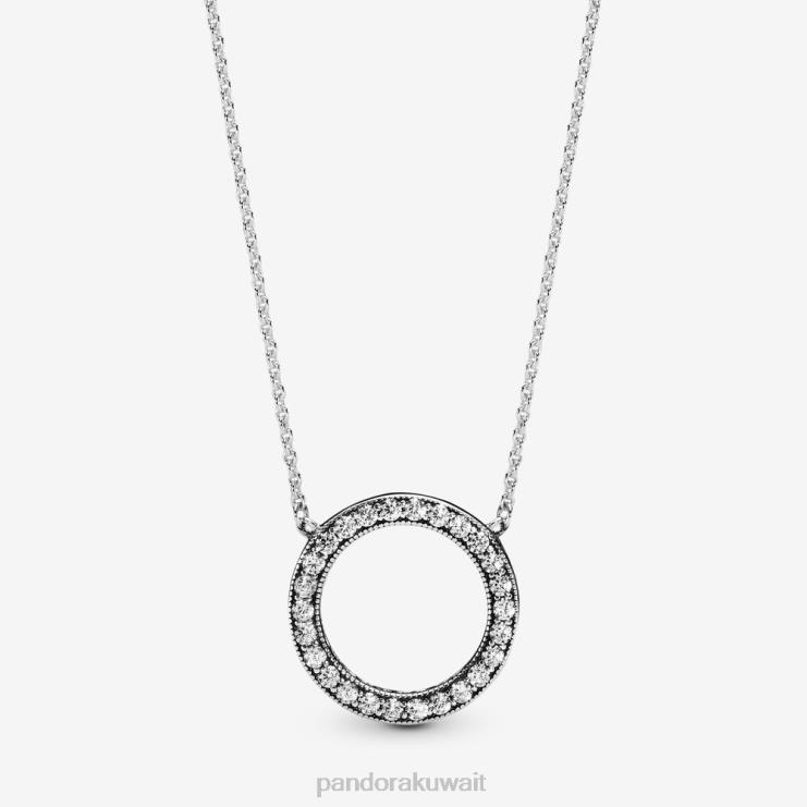 دائرة قلادة التألق Pandora الفضة الاسترليني N6N0X745 مُكَمِّلات