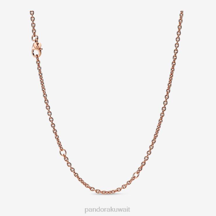 قلادة سلسلة الكابل Pandora ارتفع الذهب مطلي N6N0X748 مُكَمِّلات