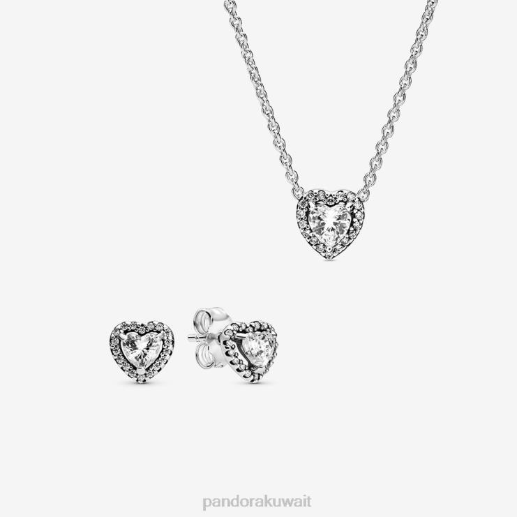 مجموعة من القلب إلى القلب Pandora اللون القياسي N6N0X751 مُكَمِّلات