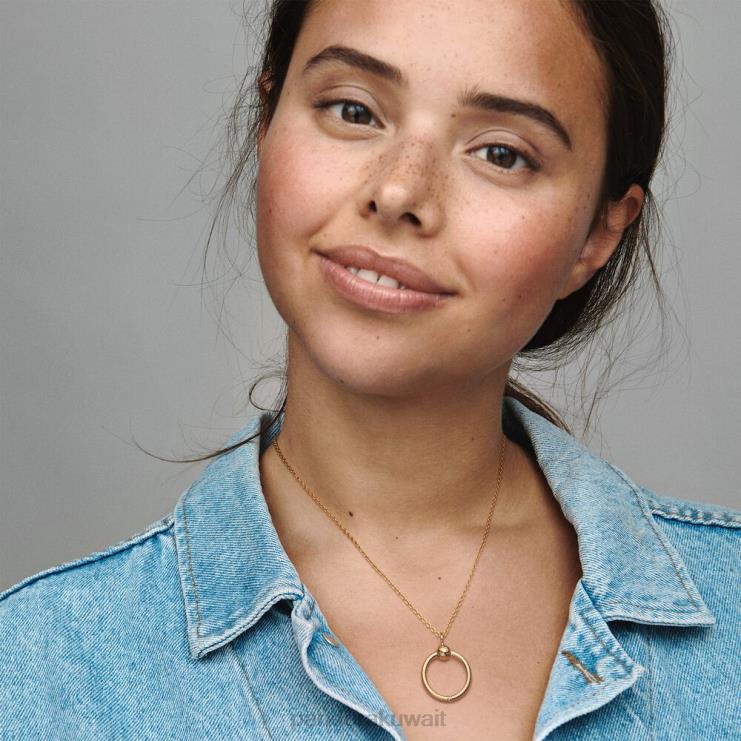 لحظات صغيرة يا قلادة Pandora مطلي بالذهب N6N0X809 مُكَمِّلات