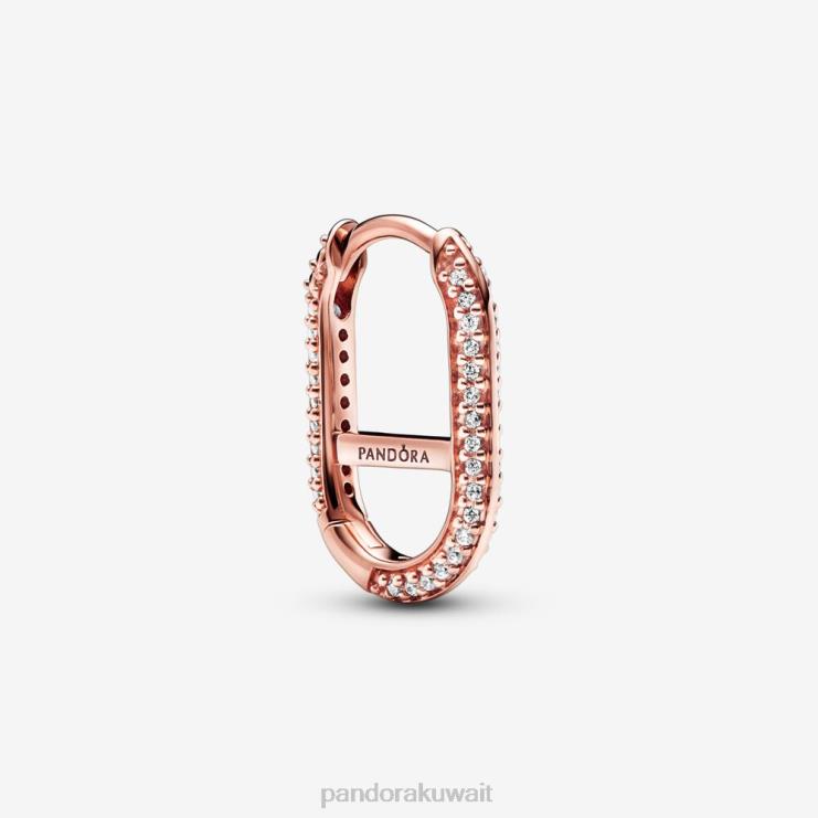 لي تمهيد ربط القرط Pandora ارتفع الذهب مطلي N6N0X842 مُكَمِّلات